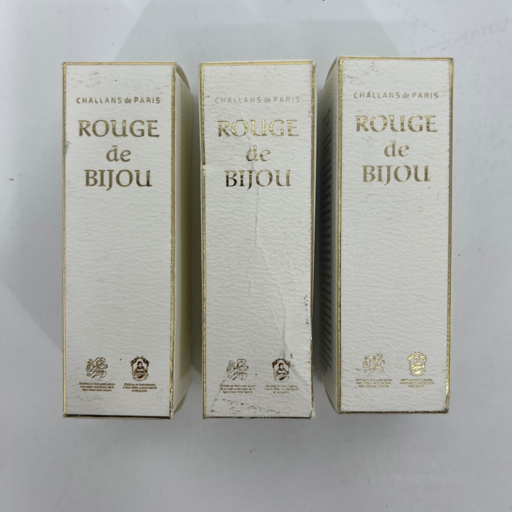 Challans de Paris Rouge de Bijou Lipstick 3 Set 274 Rosea 344 Coralea 688 Rubea